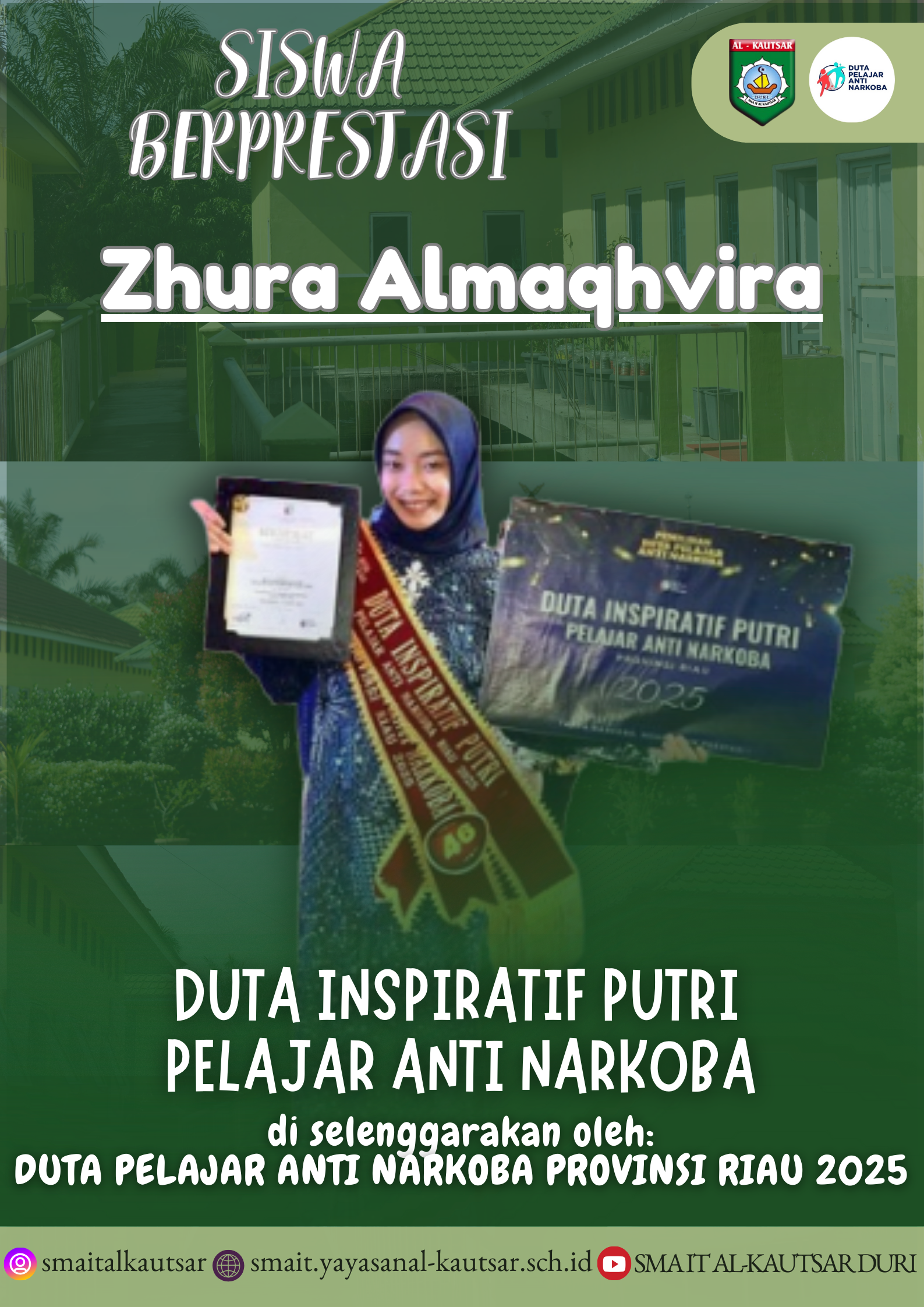 Duta Inspiratif Putri Pelajar Anti Narkoba 2025