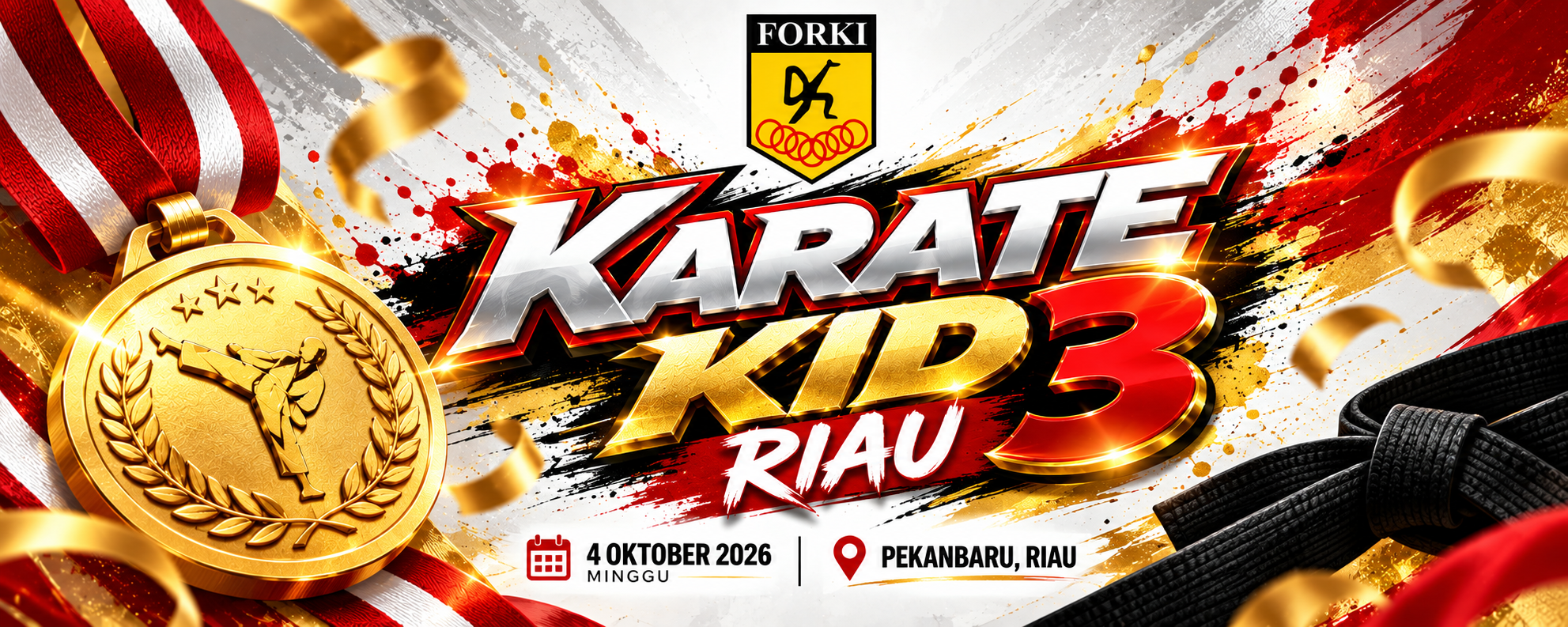 Ketua OSIS SMA IT Al-Kautsar Raih Medali Emas Karate Kid 3 Riau Open 2026 Ketua OSIS SMA IT Al-Kautsar Raih Medali Emas Karate Kid 3 Riau Open 2026